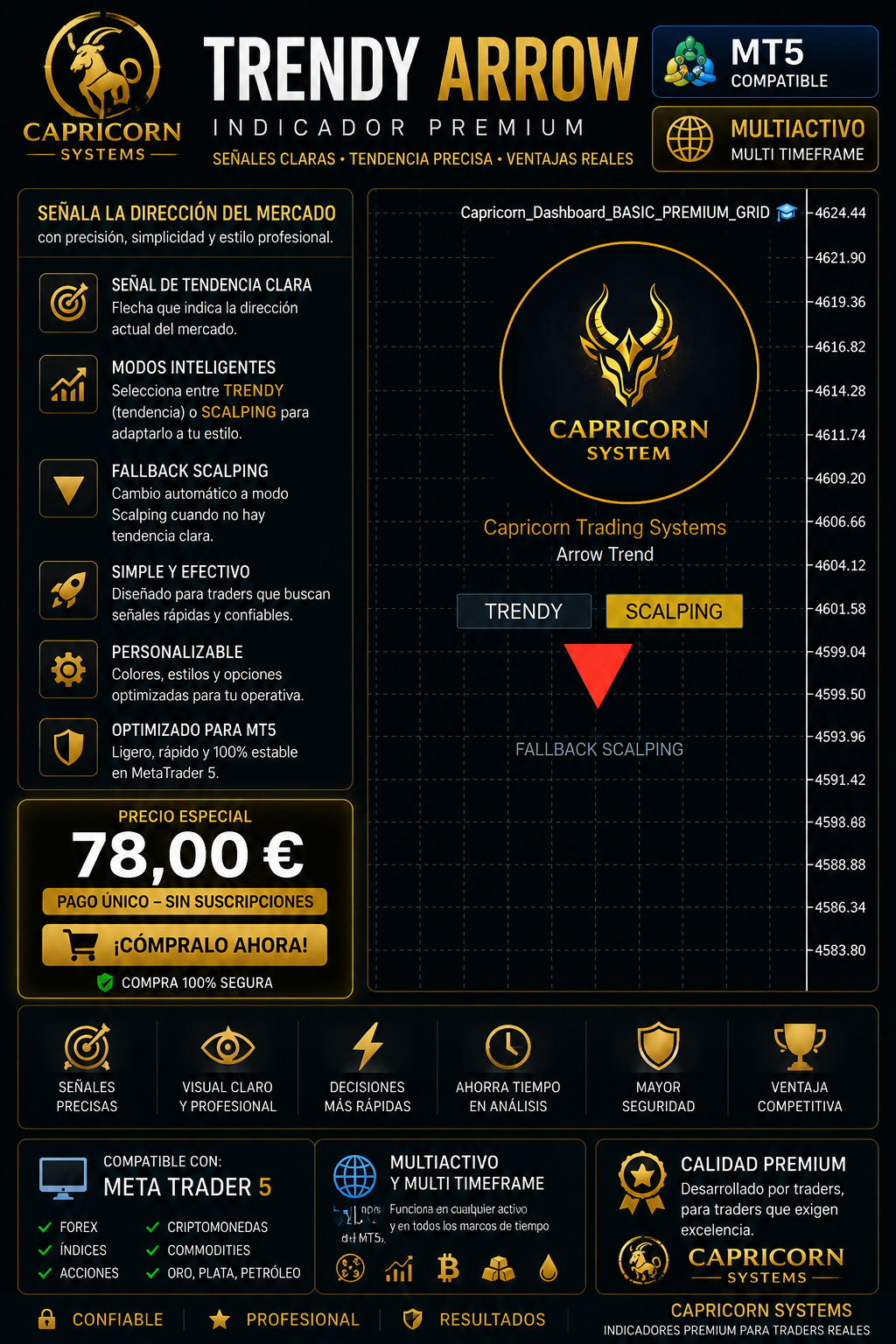 Capricorn Trendy Arrow